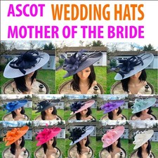 NEW WEDDING ASCOT HATINATORS