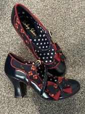 Ruby Shoo Women's Court Heel Size 3 Never Worn Black