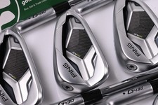 Ping G430 Irons / 6-PW+50° / Black Dot / Stiff Flex Ping AWT 2.0 Shafts