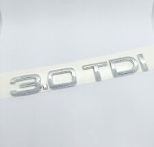 Logo Emblème 3.0 TDI PourAudi coffre Chrome