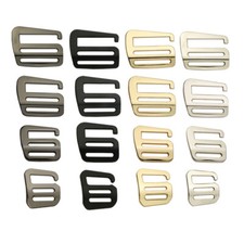 Metal G-Hook Buckle Backpack Slide Buckle Webbing Adjuster 19mm 25mm 32mm 38mm