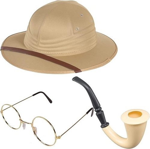 Safari pith helmet with - safari,