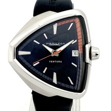 HAMILTON Ventura ELVIS80 Quartz H24551331 H24551 Black Excellent condition Rare