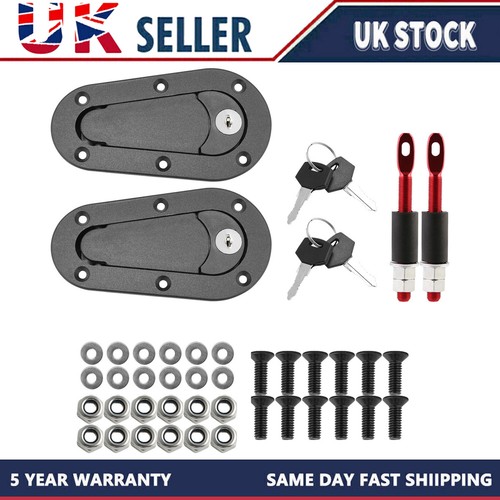Quick release bonnet pins lock - release,