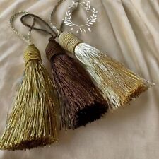 Decorative key tassels, key