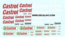 castrol modern water decals 1/43 easy installation