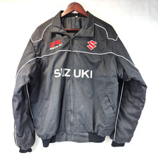 SUZUKI GSXR 1300R BLACK MOTORCYCLE JACKET XL   R8