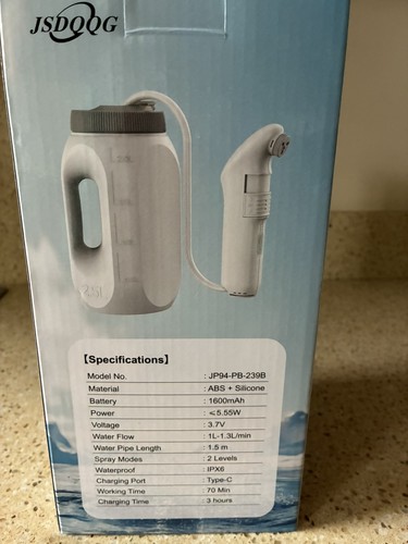 Portable bidet sprayer with - bidet,