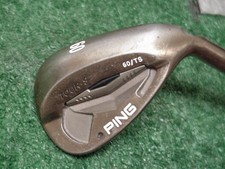 Nice Oil Can Ping Tour S 60-TS 60 Lob Wedge Black Dot Tour Issue S-400 Stiff