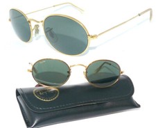 RAY BAN SUNGLASSES BAUSCH & LOMB GOLD GREEN W0976 RB 3547 DECO W2003 OVAL W2177