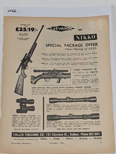Gevarm rifles nikko - gevarm,