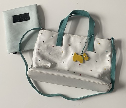 Radley leather white green - radley,