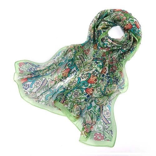 100 silk scarf ladies william - 100%,