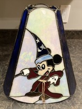 Vintage Stained Glass Disney Mickey Mouse Light Shade Lamp Shade Lampshade Only