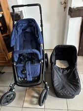 Ready to go Britax Go Big Pushchair Stroller Carrycot Navy Black Set