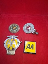 Vintage Car Badges AA Rac