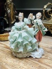 Irish dresden minuet pink gold - irish,
