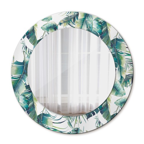 Designer round mirror with - round,