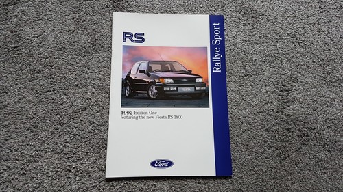 Ford fiesta escort sierra - ford, rs