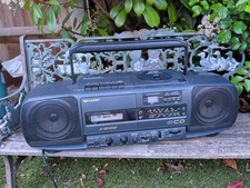 SHARP QT-CD5 BOOMBOX RADIO