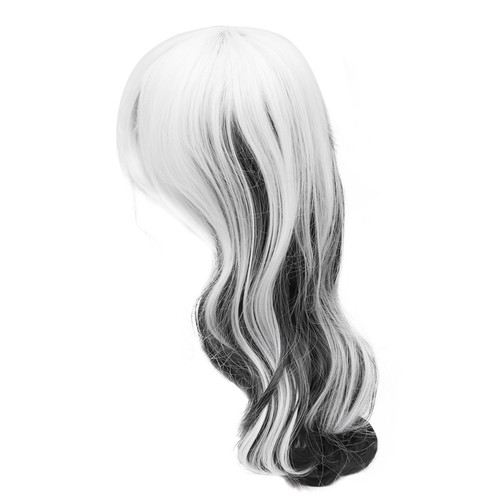Halloween curly black white - black,