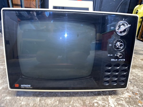 Vintage 1972 hitachi white - hitachi,
