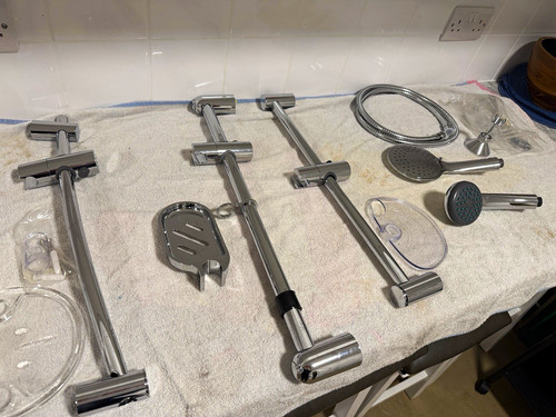 Chrome wall mounted - chrome, shower