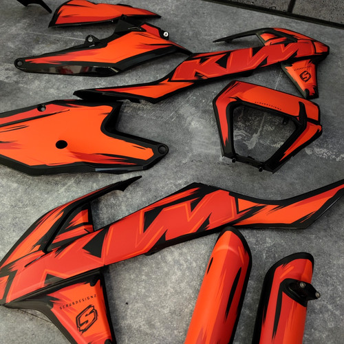 Plastics graphics ktm - plastics, 2017