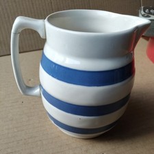 Vintage Staffordshire Chef Ware jug/1950's - 1960's please read crack in handle 