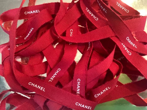 Chanel red ribbon length - chanel,