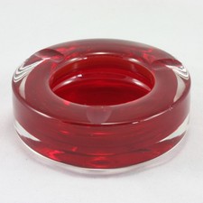 Whitefriars 9665 Ruby Ashtray