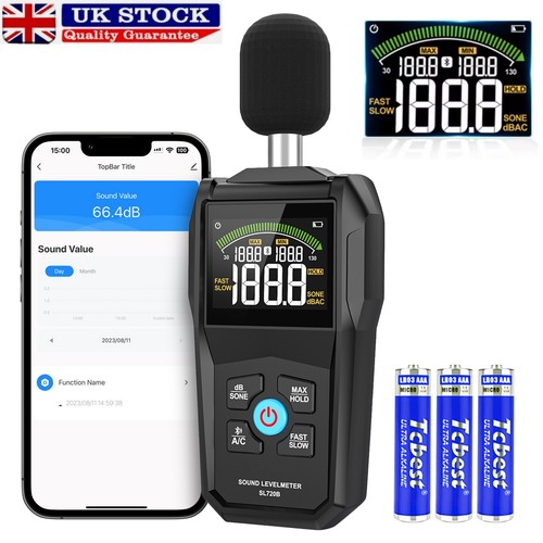 Decibel meter bluetooth sound - decibel,
