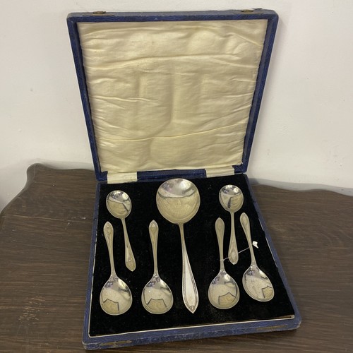 Silver plated set spoons - silver,