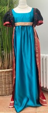 Bridgerton/Austen Regency style Dress ballgown/sari over dress 14 /104cms NEW