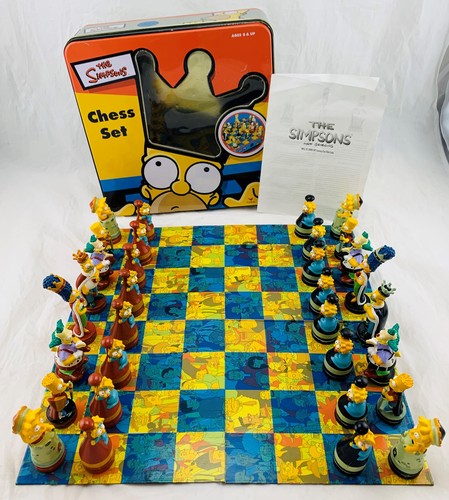 2000 simpsons chess set - 2000,