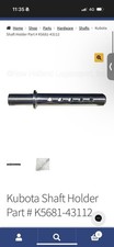 Kubota Shaft Holder Part #