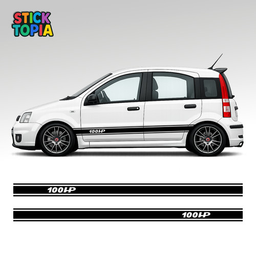 Fiat panda 100hp side - panda, stripe