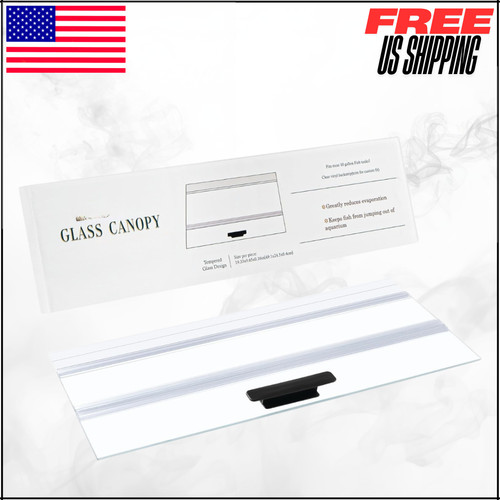 Clear tempered glass aquarium - clear,