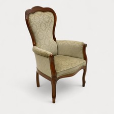 Vintage French Style Armchair Louis Philippe 3 Arch Spoon Back FREE UK Delivery*