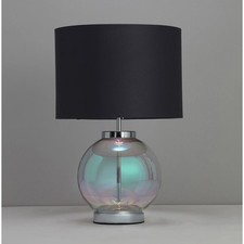 Table Lamp Iridescent Glass