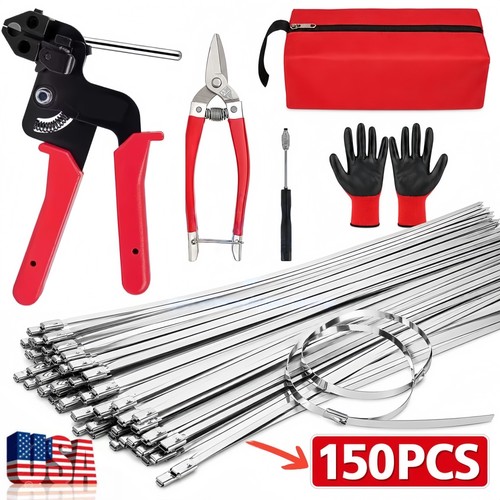 Cable tie tool gun kit - tie,