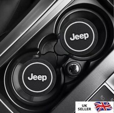 Jeep Car Coaster Cup Holder Mat Water Bottle Anti-Slip Mat Set of 2 -7cm ✅ UK