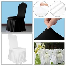 1-100pcs Pleated Skirt Chair