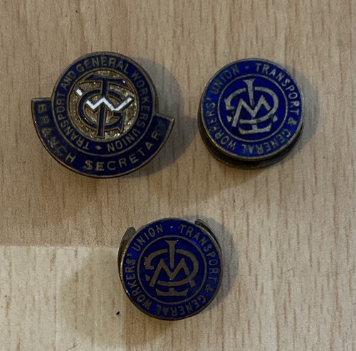 Vintage three enamel - three,