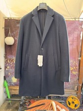 Zara Overcoat Mens XL Navy 4