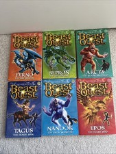 6 Books Set Of Beast Quest Red Series 1 Complete Set By Adam Blade