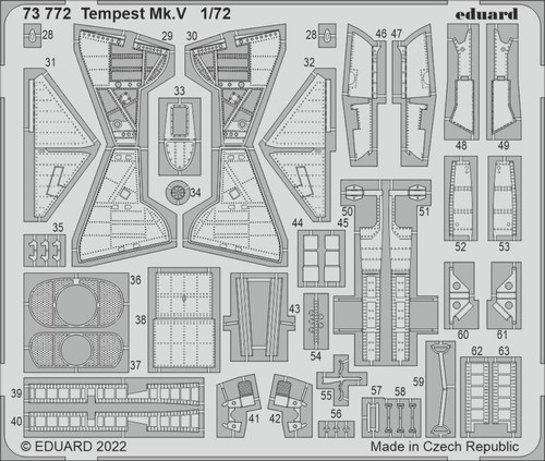 Eduard 73772 hawker - eduard, 1:72