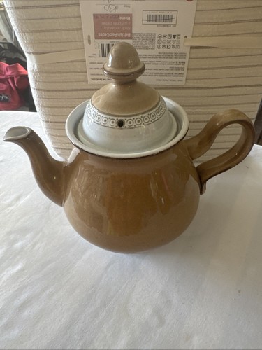 Denby seville teapot - teapot, brown