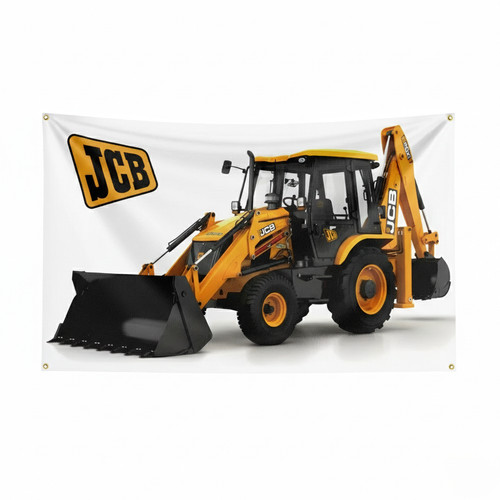 Jcb yellow backhoe - jcb,