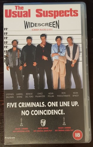 The usual suspects vhs uk - usual,